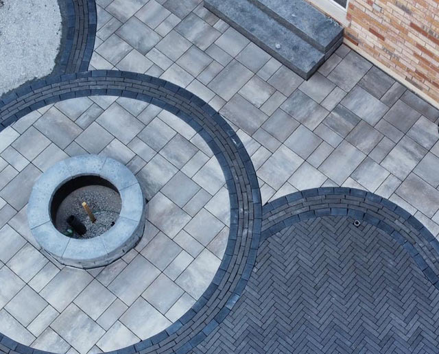 great natural stone and interlock design